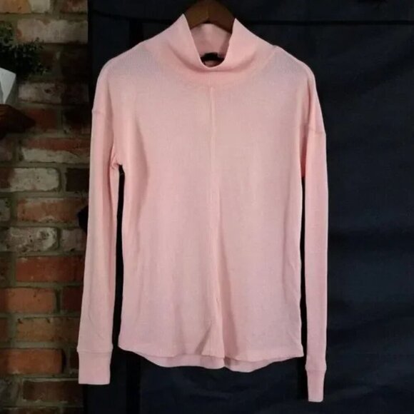 Sanctuary Tops - Sanctuary Pink Soft Modal Mock Neck Top Size XXS